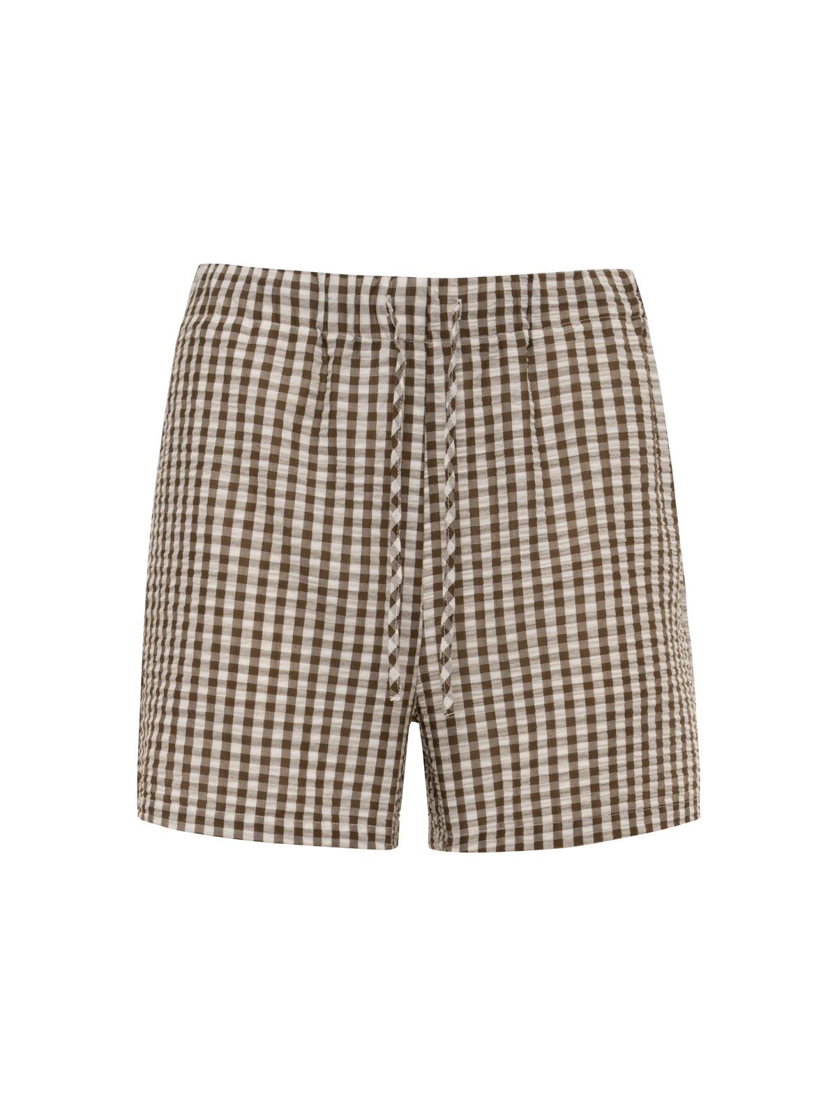 EASY GINGHAM SHORTS TIMBER/COLLAGEN GINGHAM | Sanctuary Clothing