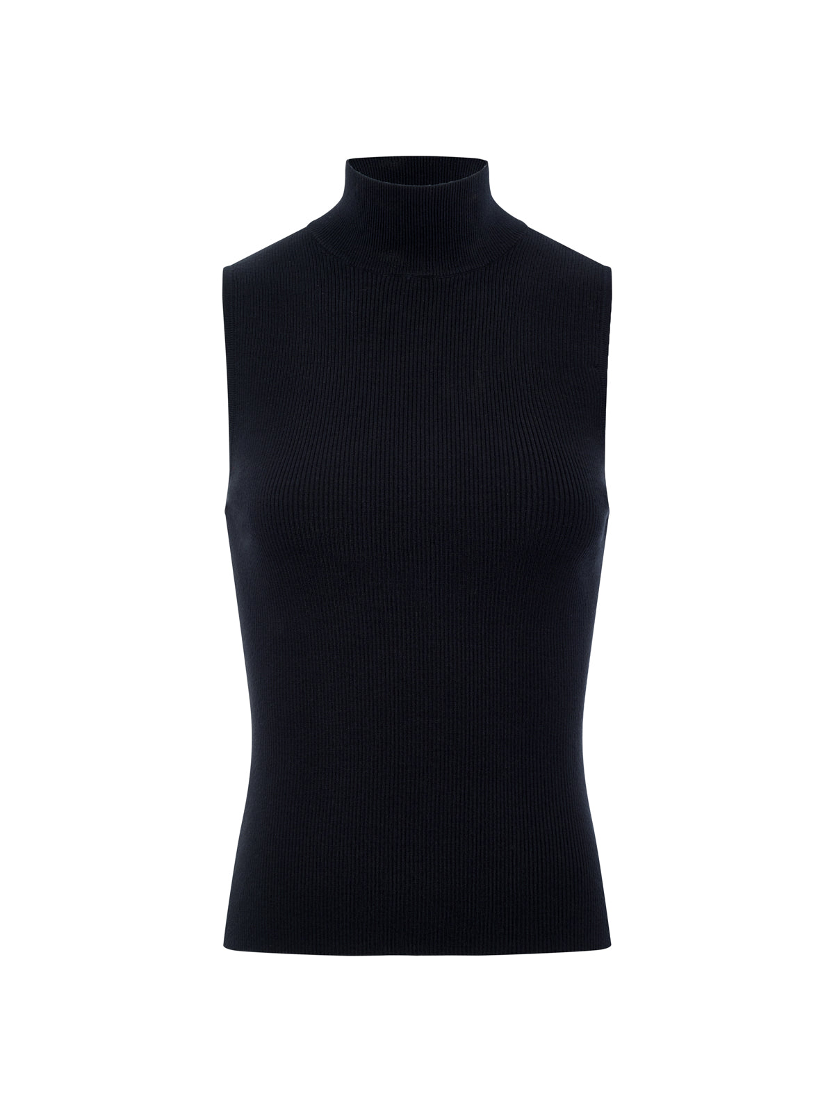 Nova Mock Neck Tank Black | Sanctuary Clothing