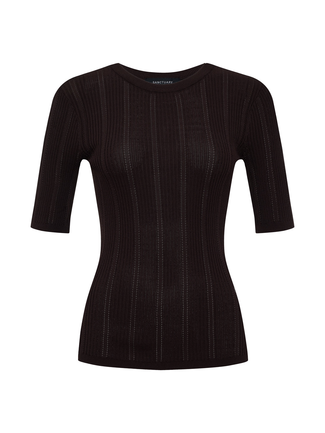 PERFECT KNITWEAR TEE RICH SOIL | Sanctuary Clothing
