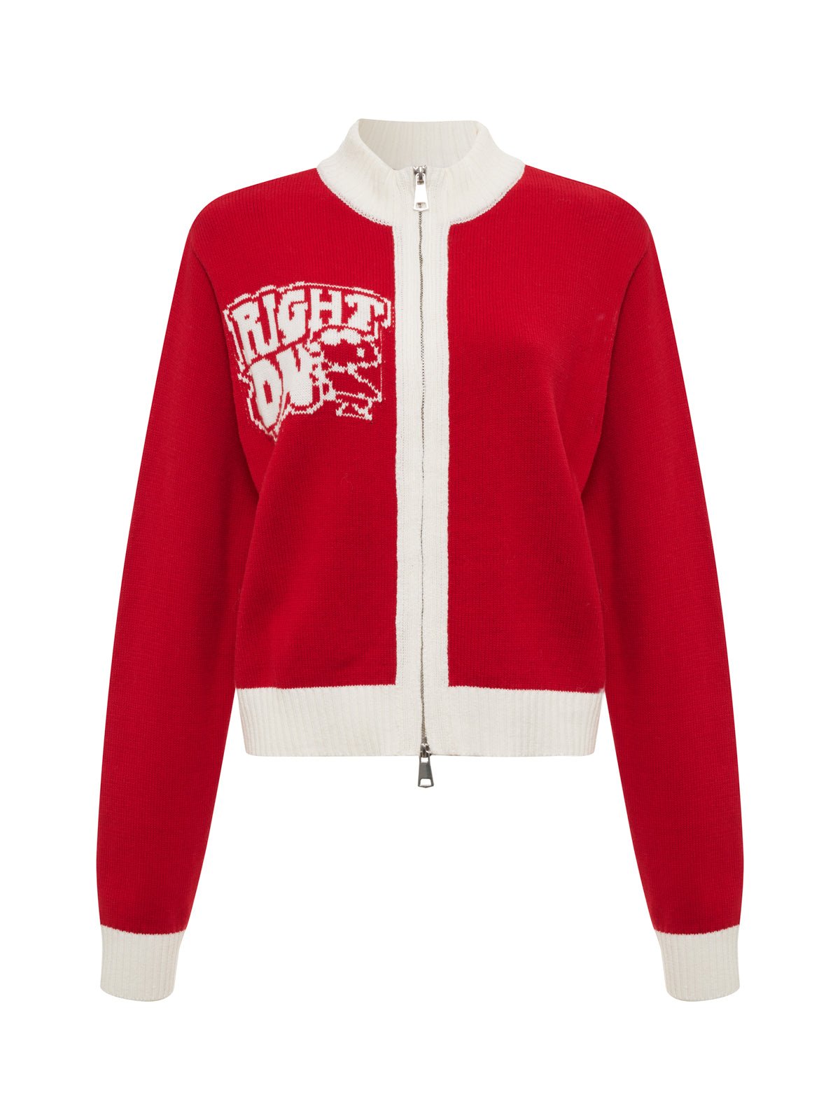 JOE COOL ZIP UP SWEATER CHERRY LACQUER | Sanctuary Clothing