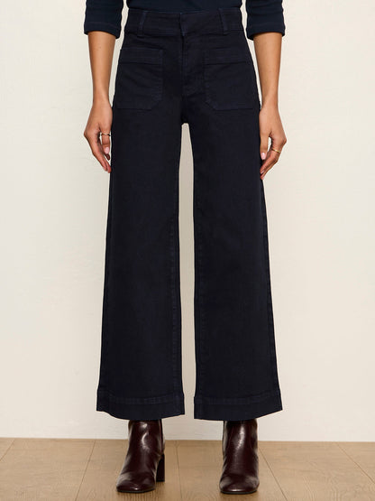 Chelsea Wide Leg Jean Navy Blazer | Sanctuary Clothing