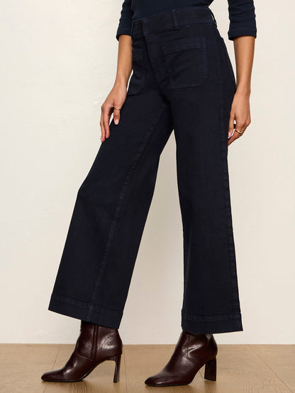 Chelsea Wide Leg Jean Navy Blazer | Sanctuary Clothing