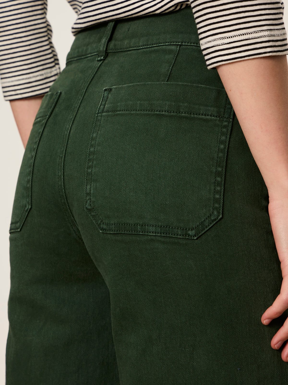Chelsea Wide Leg Jean Washed Forest | Sanctuary Clothing