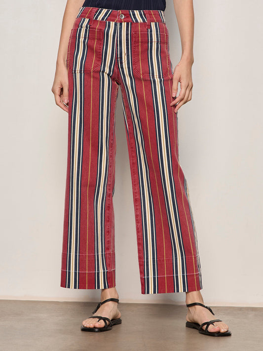 Mariner Jean Verry Berry Stripe | Sanctuary Clothing