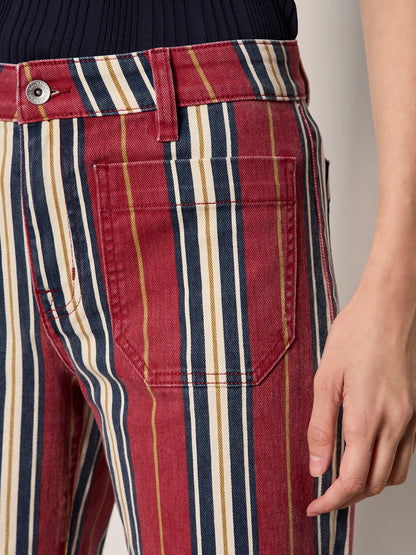 Mariner Jean Verry Berry Stripe | Sanctuary Clothing