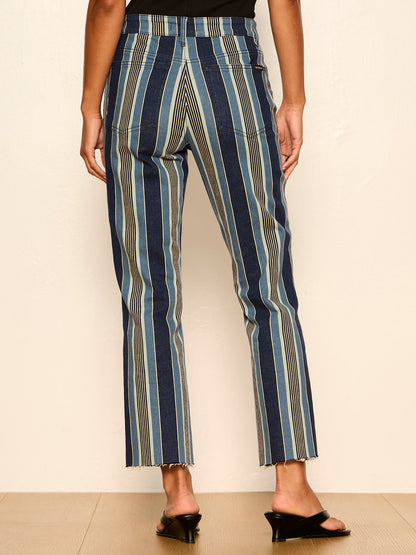 CELESTE 90'S STRAIGHT CROP PIER STRIPE | Sanctuary Clothing