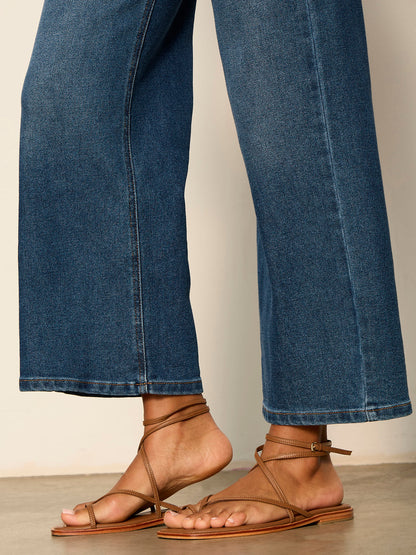 Ekara Slim Wide dark blue wash | Sanctuary Clothing