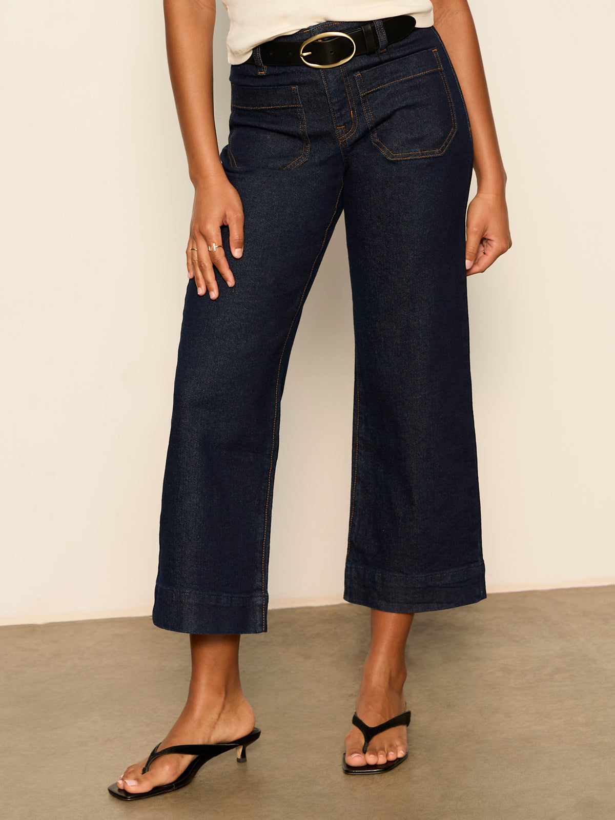 The Marine Standard Rise Denim Pant Magnetic | Sanctuary Clothing