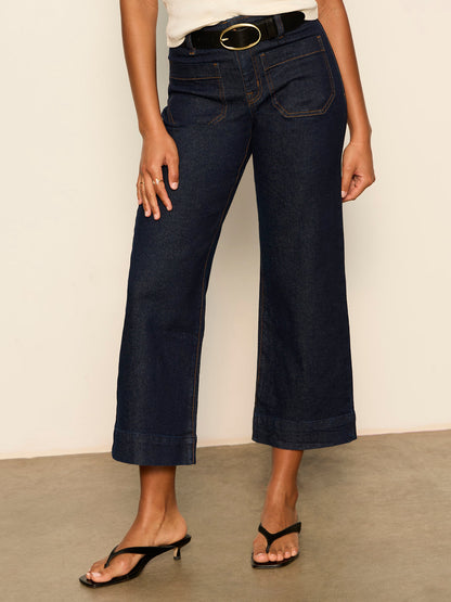 The Marine Standard Rise Denim Pant Magnetic | Sanctuary Clothing