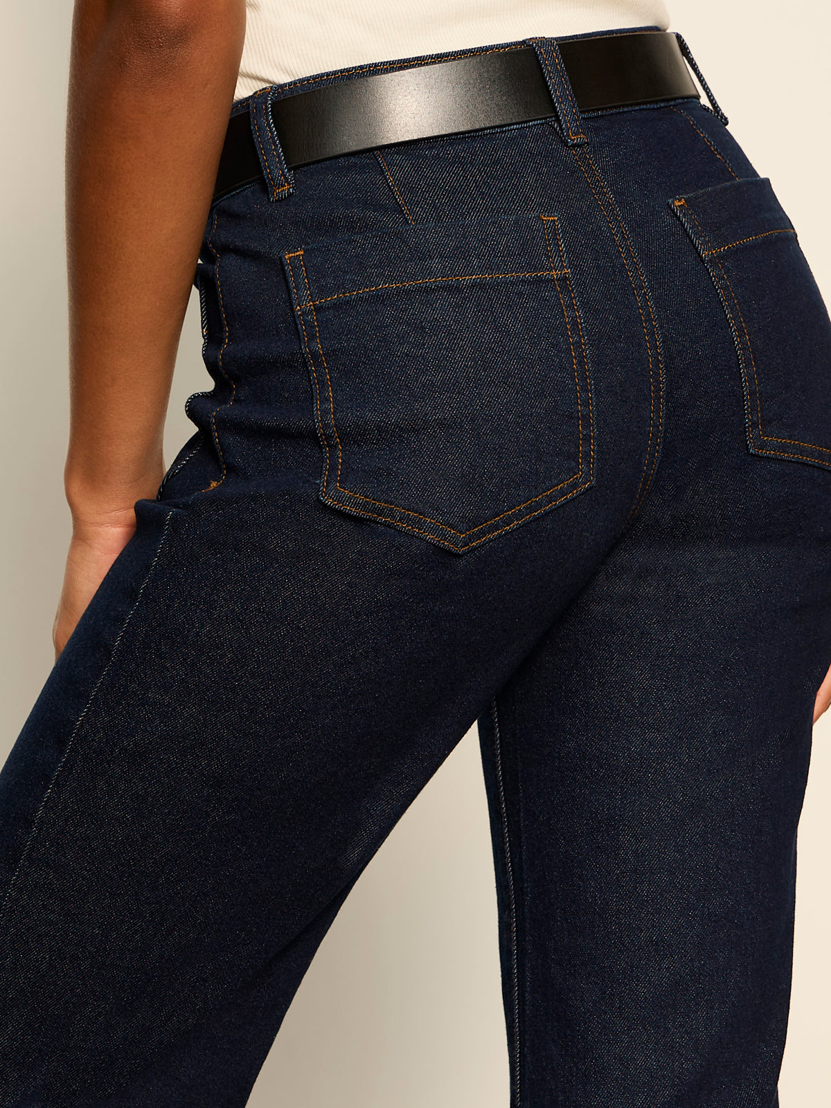 The Marine Standard Rise Denim Pant Magnetic | Sanctuary Clothing