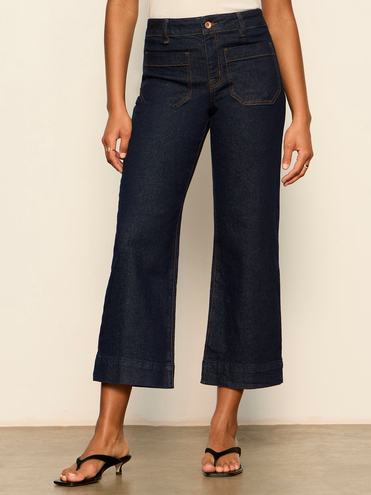 The Marine Standard Rise Denim Pant Magnetic | Sanctuary Clothing