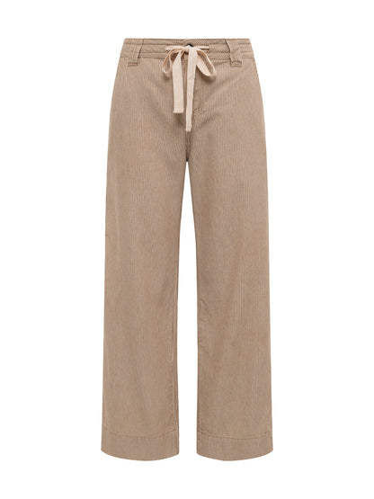 LILY STRIPE CROPPED PANT LIDO STRIPE | Sanctuary Clothing