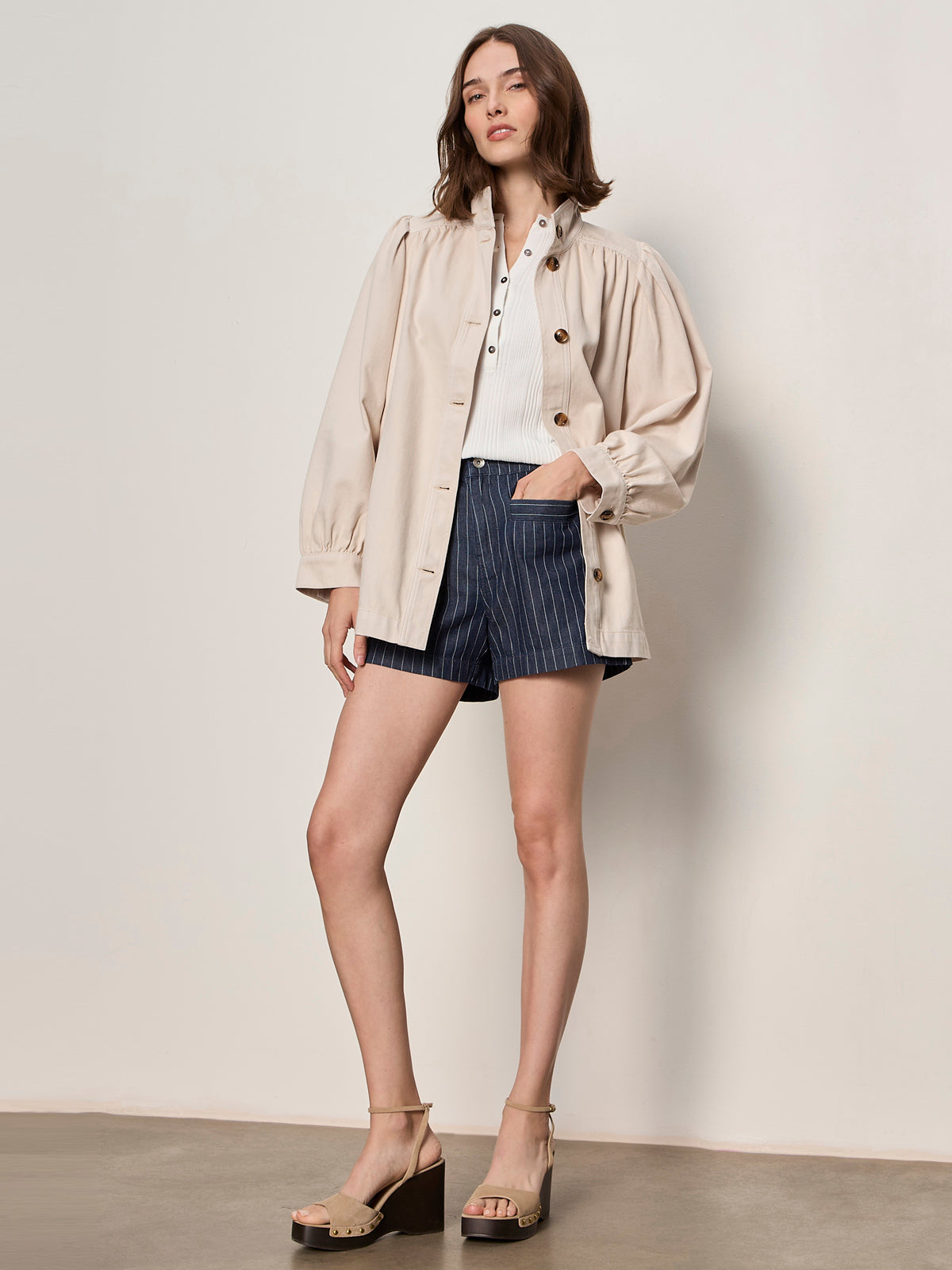 VOYAGE SHORT LUNA STRIPE | Sanctuary Clothing