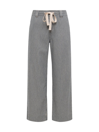LILY STRIPE CROPPED PANT YACHT STRIPE | Sanctuary Clothing