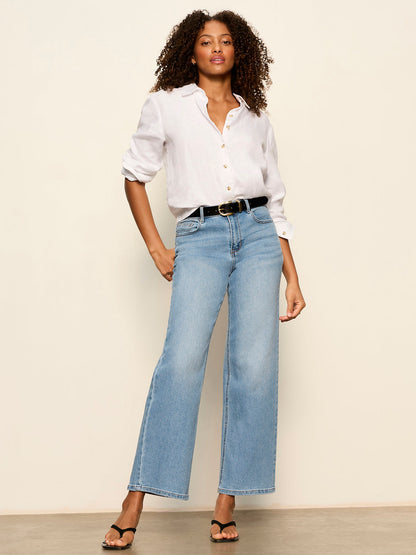 Ekara Slim Wide dark blue wash | Sanctuary Clothing