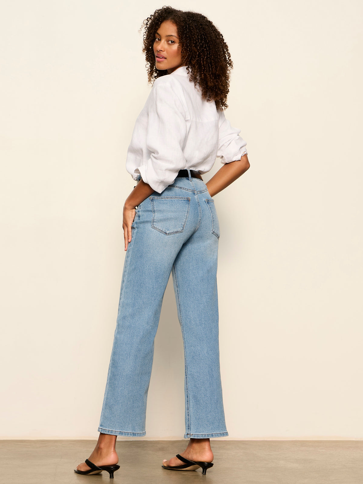 Ekara Slim Wide dark blue wash | Sanctuary Clothing