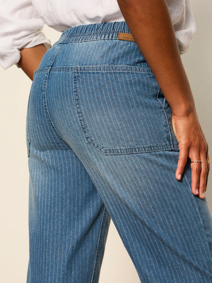 STELLA SOFT BARREL RAILROAD STRIPE | Sanctuary Clothing