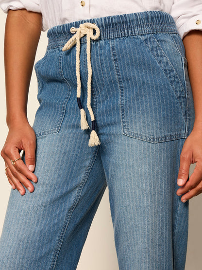 STELLA SOFT BARREL RAILROAD STRIPE | Sanctuary Clothing