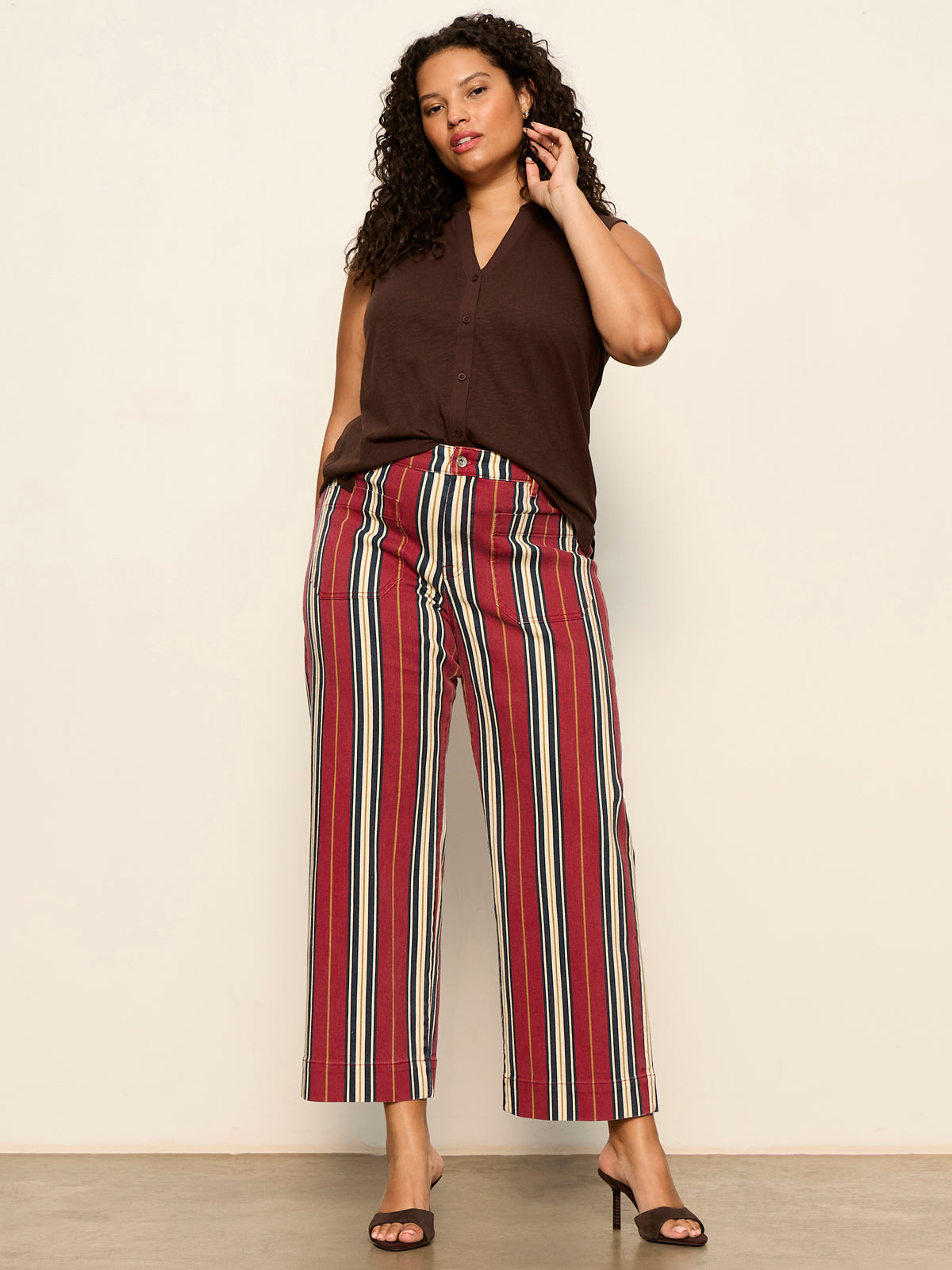 Mariner Jean Verry Berry Stripe | Sanctuary Clothing