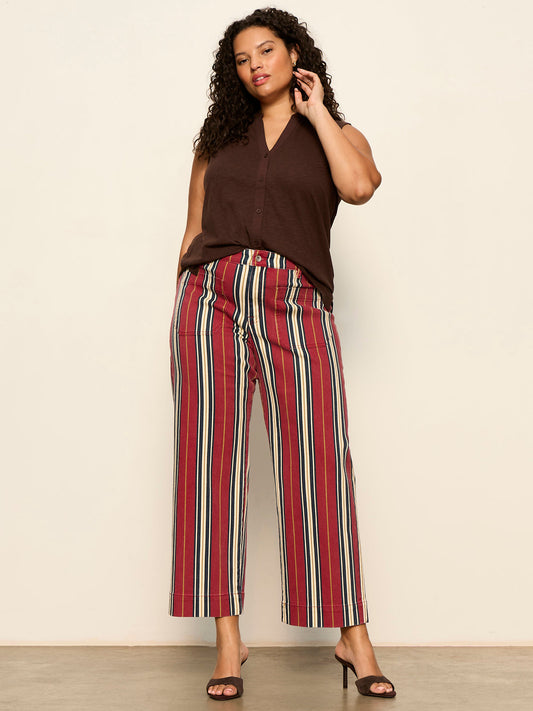 Mariner Jean Verry Berry Stripe | Sanctuary Clothing