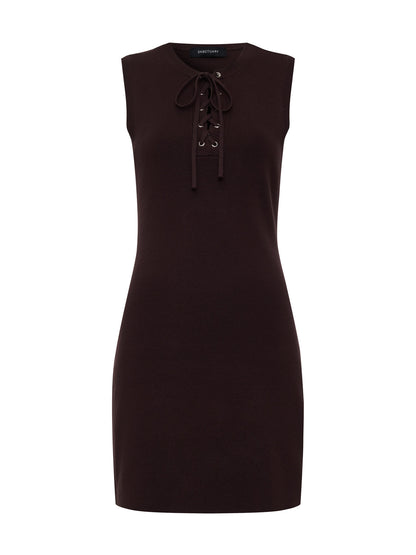 TIED TOGETHER SWEATER DRESS RICH SOIL | Sanctuary Clothing