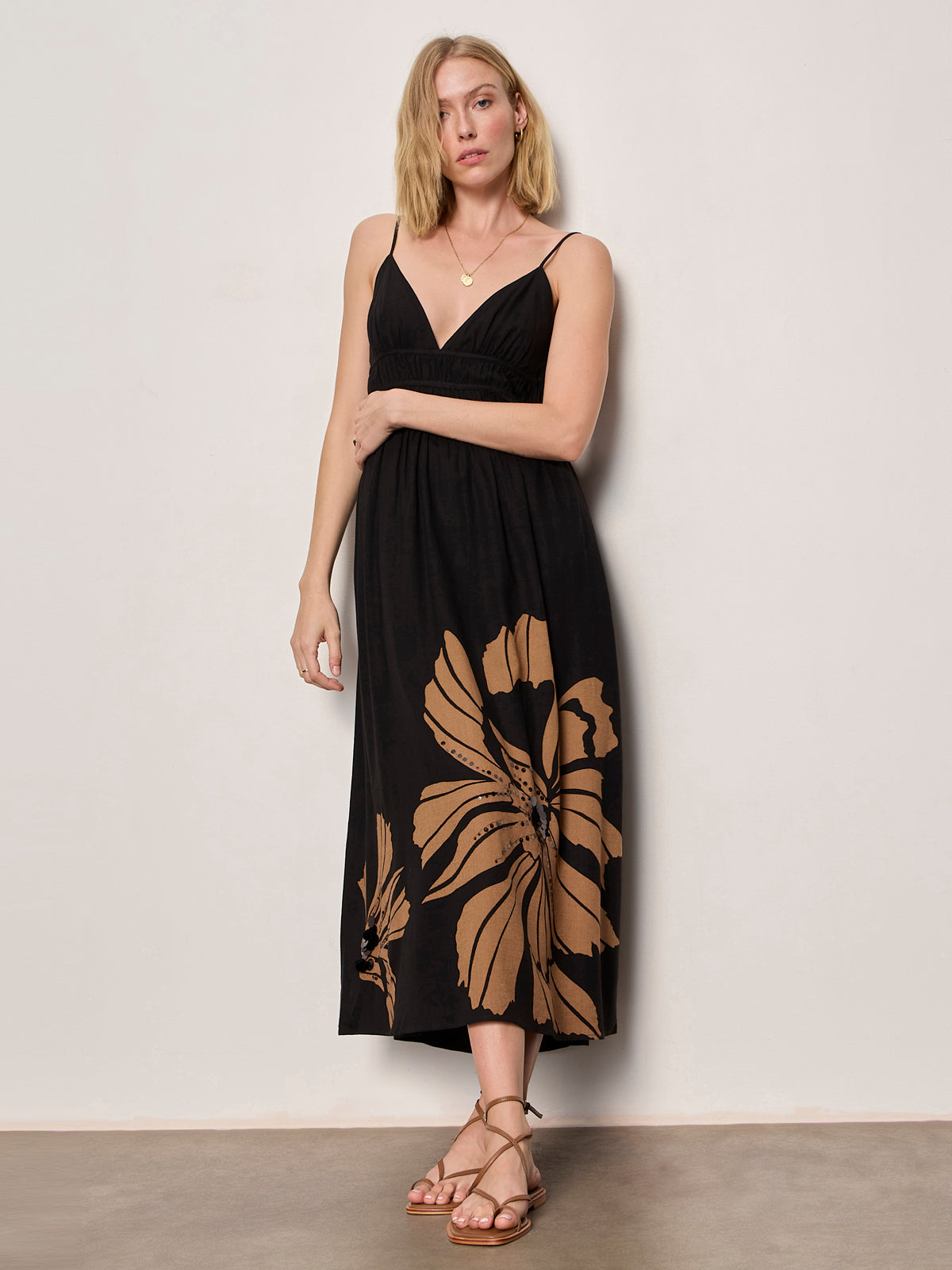 MIRA EMBELLISHED VOLUME DRESS MACRO LOTUS | Sanctuary Clothing