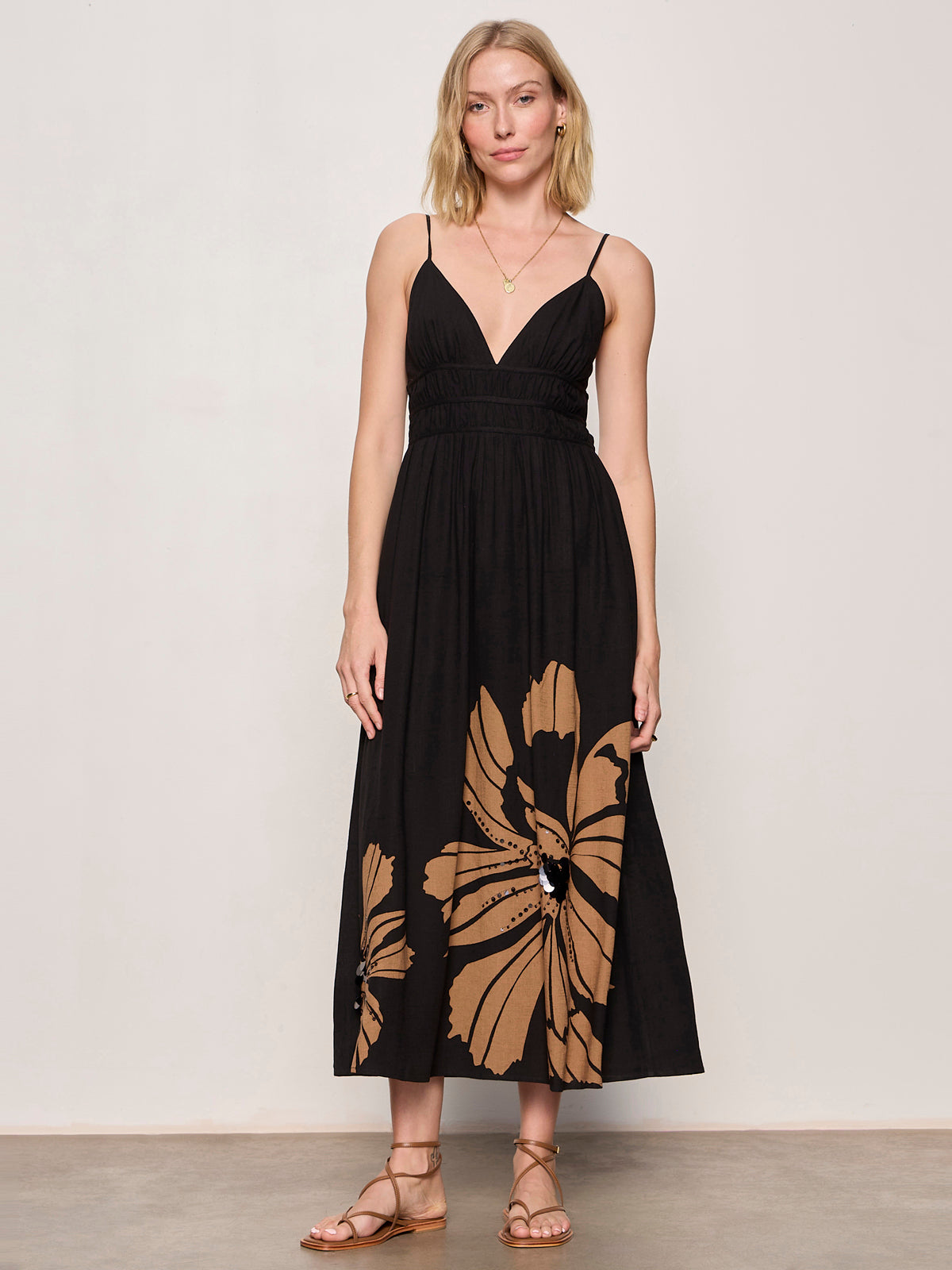 MIRA EMBELLISHED VOLUME DRESS MACRO LOTUS | Sanctuary Clothing