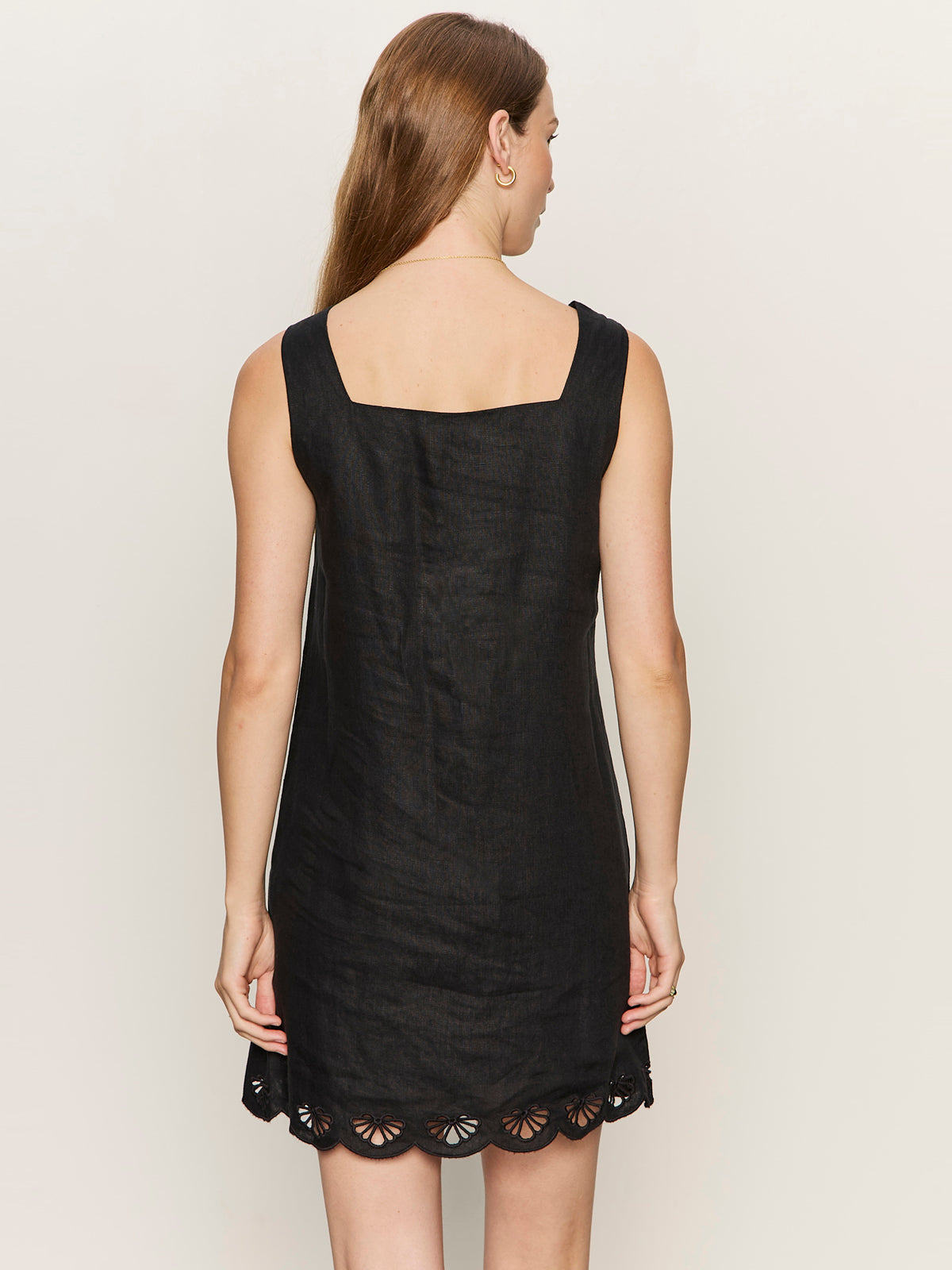 ALMOST THERE LINEN DRESS BLACK | Sanctuary Clothing