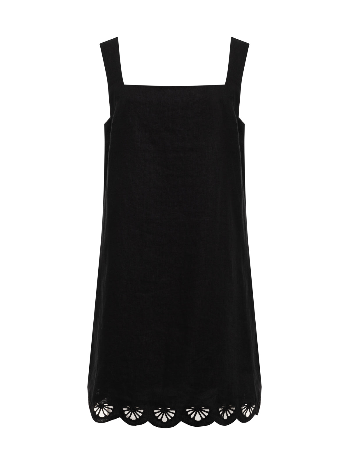 ALMOST THERE LINEN DRESS BLACK | Sanctuary Clothing