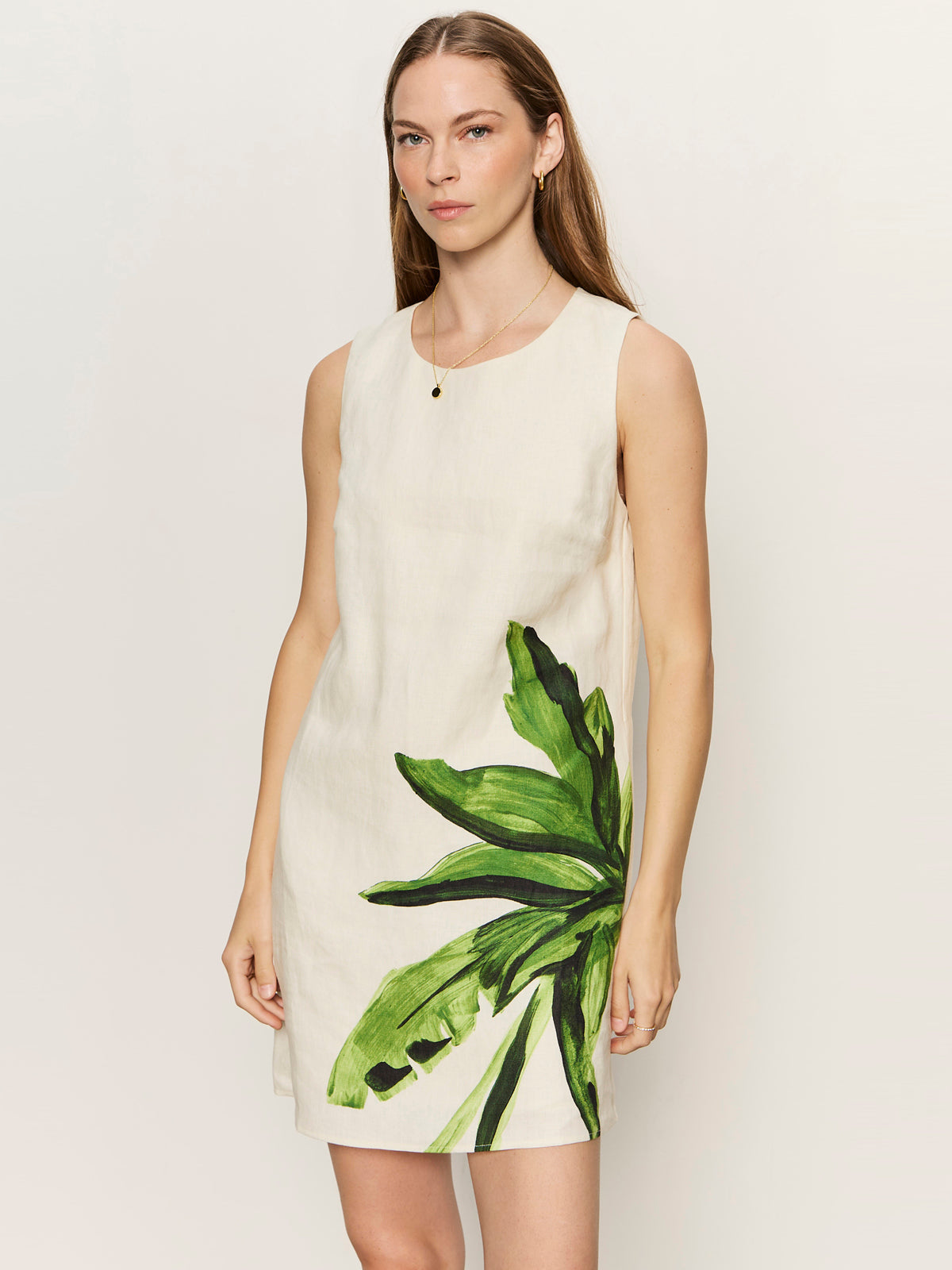 WAY TO BE LINEN SHIFT DRESS PALMETTA | Sanctuary Clothing