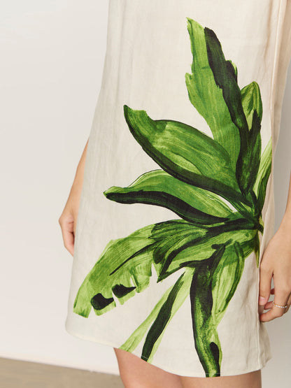 WAY TO BE LINEN SHIFT DRESS PALMETTA | Sanctuary Clothing