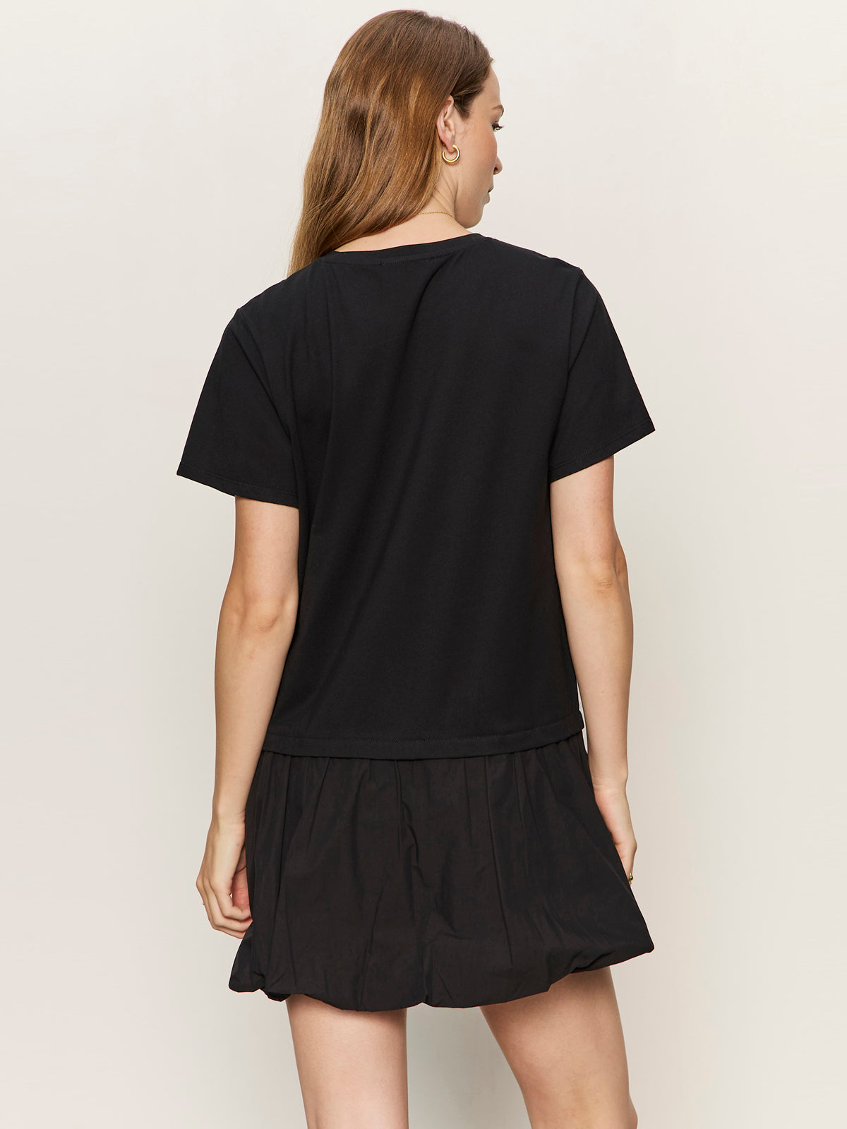 FOR KEEPS BUBBLE TSHIRT DRESS BLACK | Sanctuary Clothing