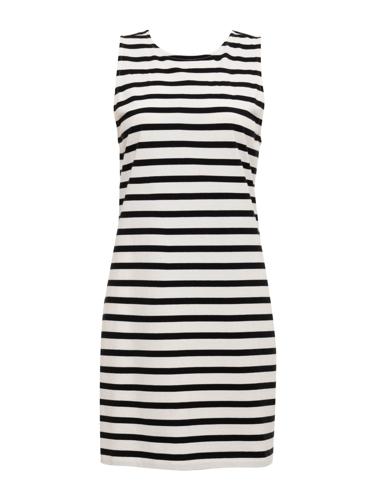 ON THE YACHT SHIFT DRESS CHALK AND BLACK STRIPE | Sanctuary Clothing