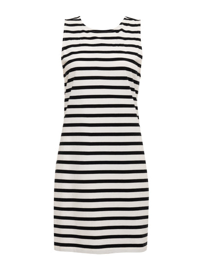 ON THE YACHT SHIFT DRESS CHALK AND BLACK STRIPE | Sanctuary Clothing