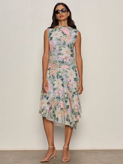 NEW DAY MESH MIDI DRESS SPRING FLORAL | Sanctuary Clothing
