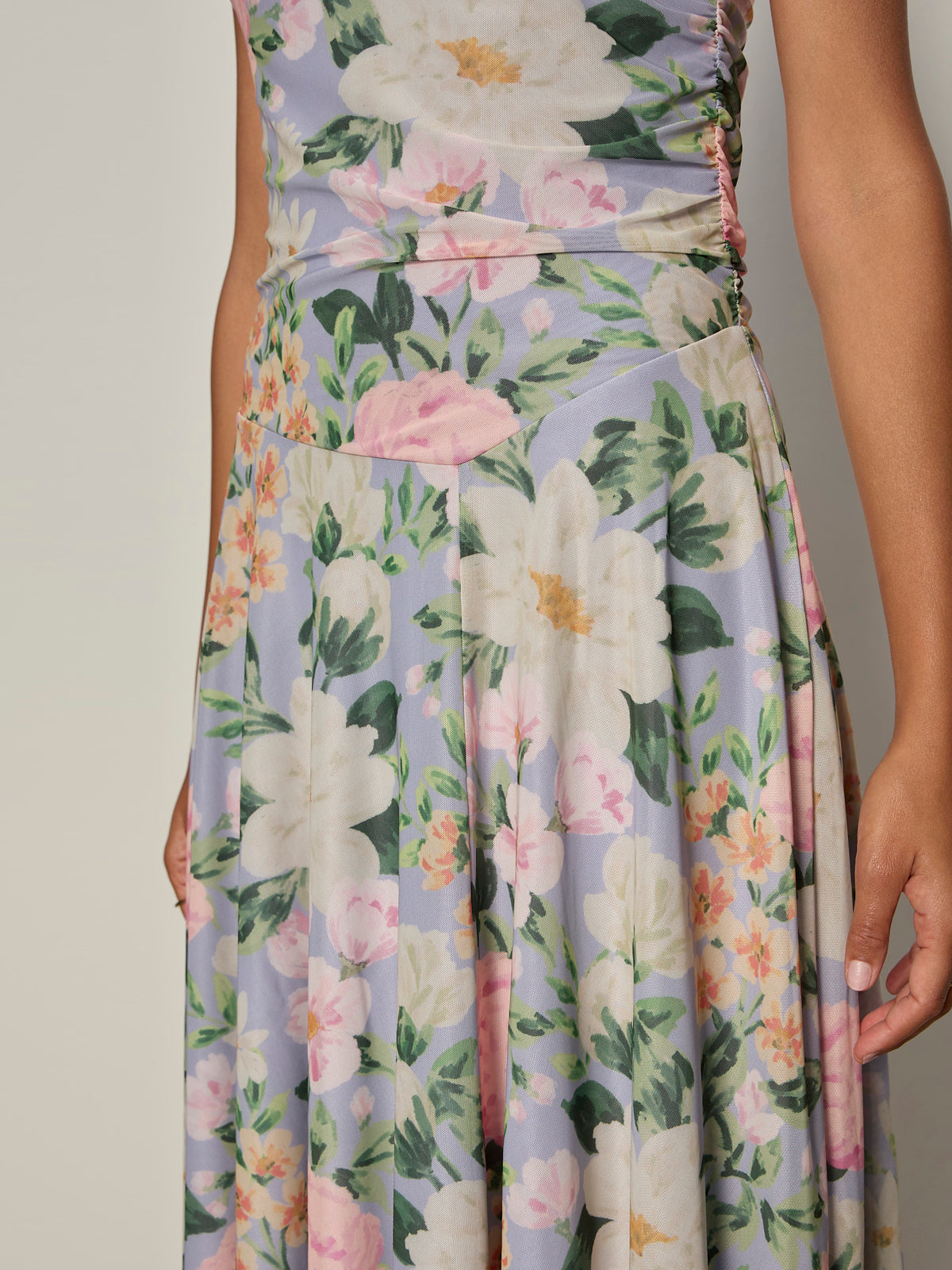 NEW DAY MESH MIDI DRESS SPRING FLORAL | Sanctuary Clothing
