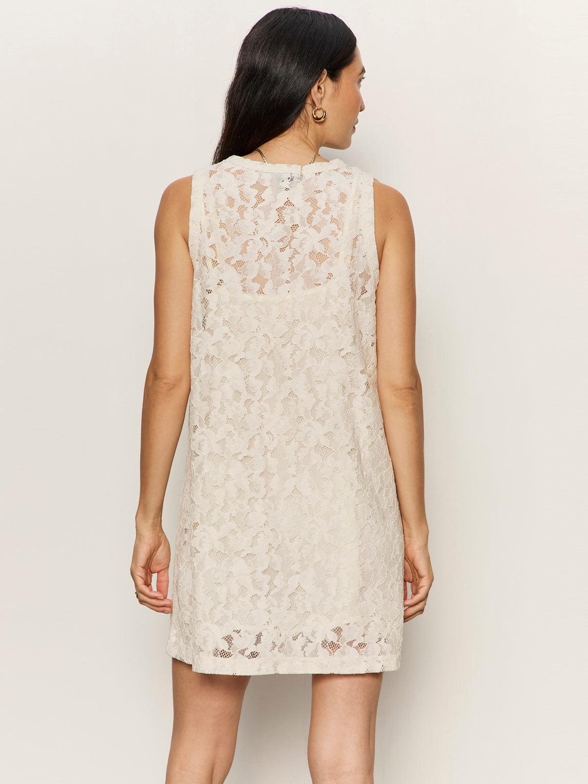 SUNDAY BEST LACE TANK DRESS COLLAGEN | Sanctuary Clothing