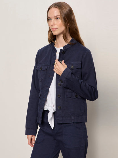 AMES MILITARY JACKET NAVY BLAZER | Sanctuary Clothing