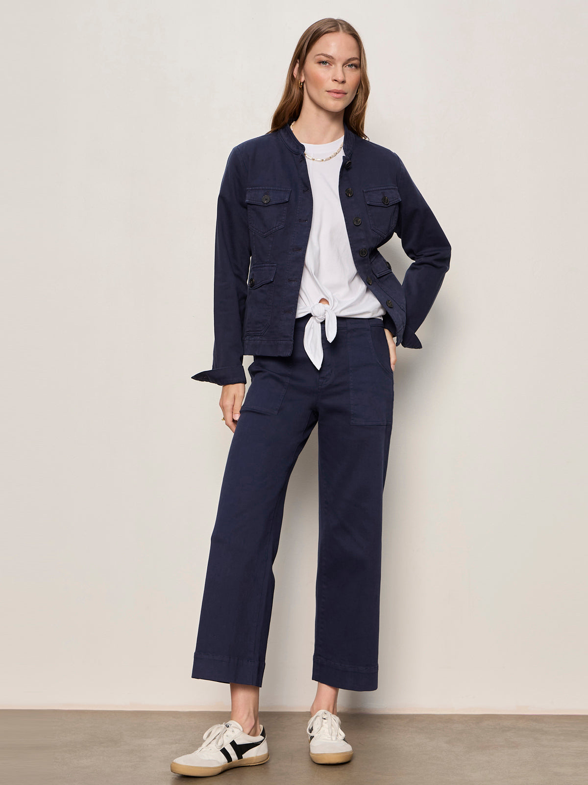 AMES MILITARY JACKET NAVY BLAZER | Sanctuary Clothing