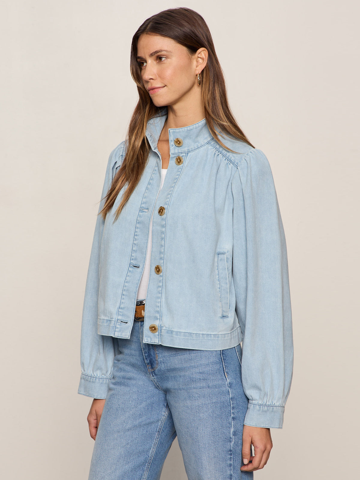CHARLOTTE DENIM JACKET WHISPER | Sanctuary Clothing