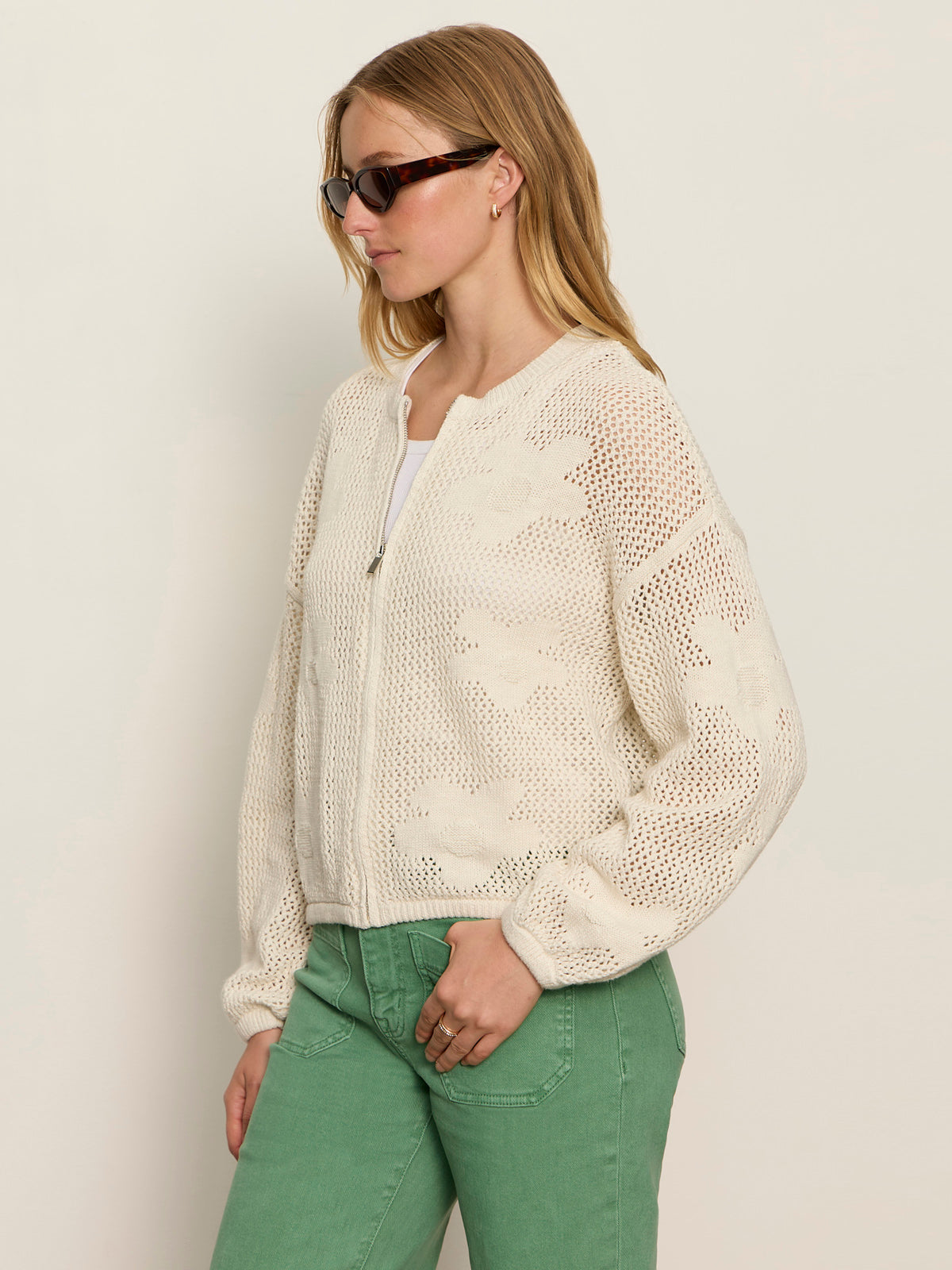 DAILY ESCAPE FLOWER POP BOMBER COLLAGEN | Sanctuary Clothing