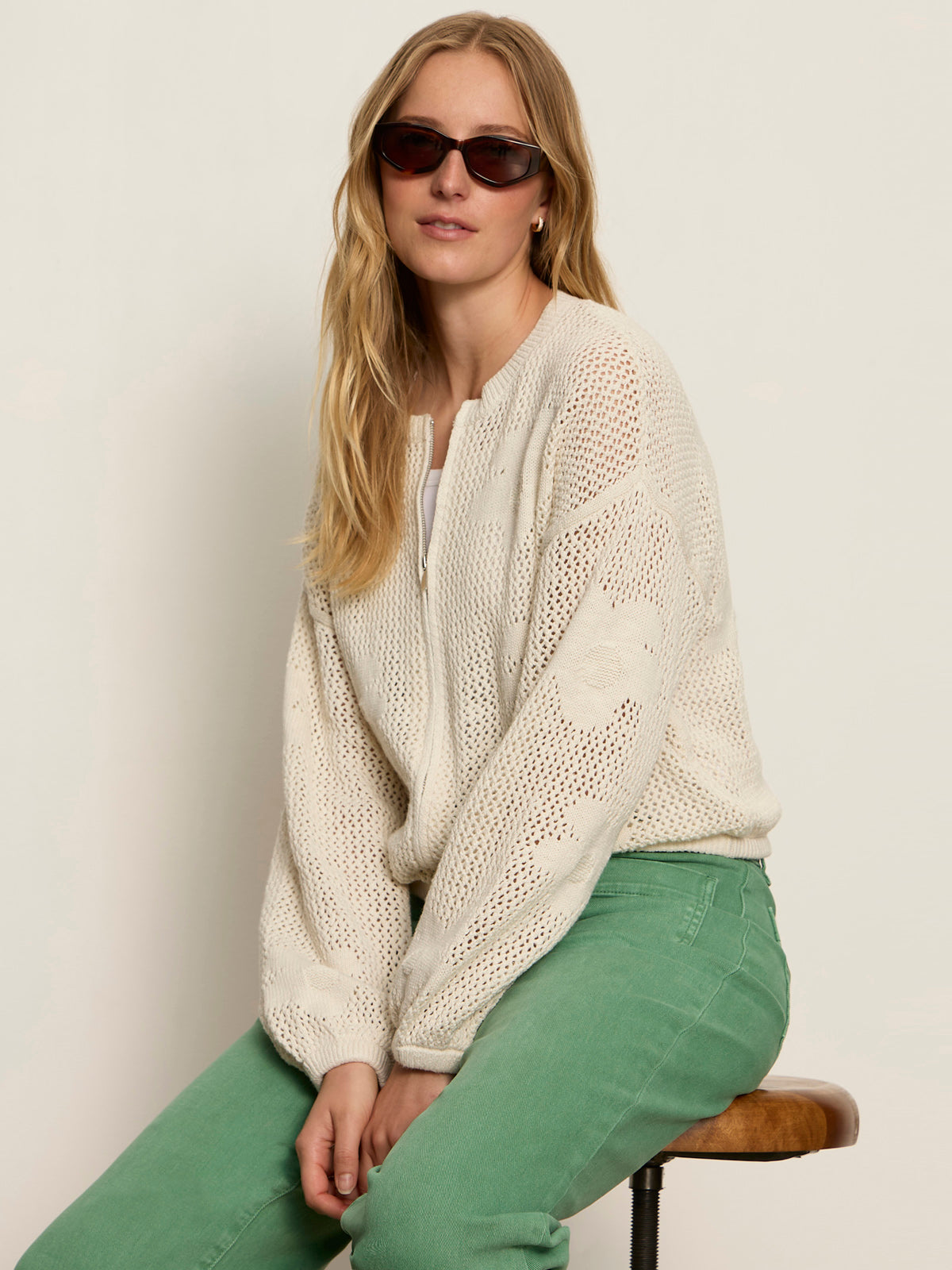DAILY ESCAPE FLOWER POP BOMBER COLLAGEN | Sanctuary Clothing