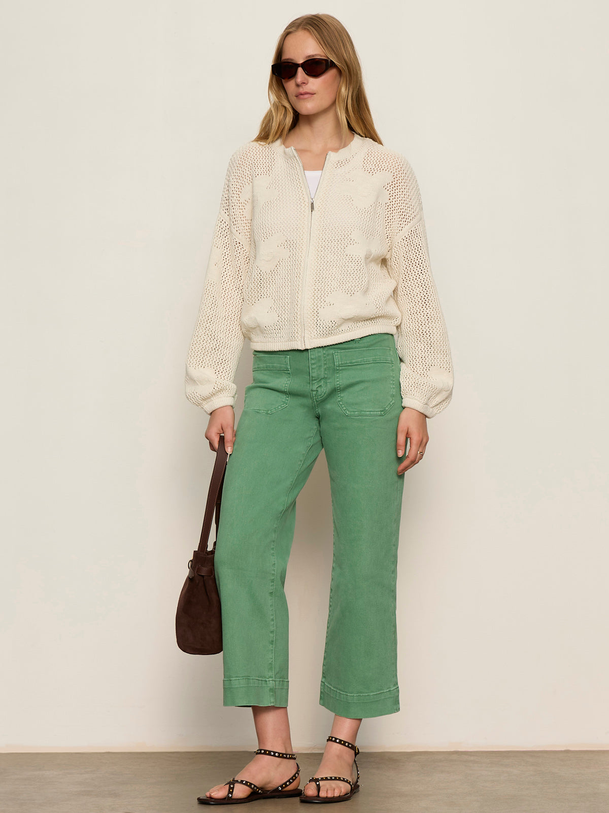DAILY ESCAPE FLOWER POP BOMBER COLLAGEN | Sanctuary Clothing
