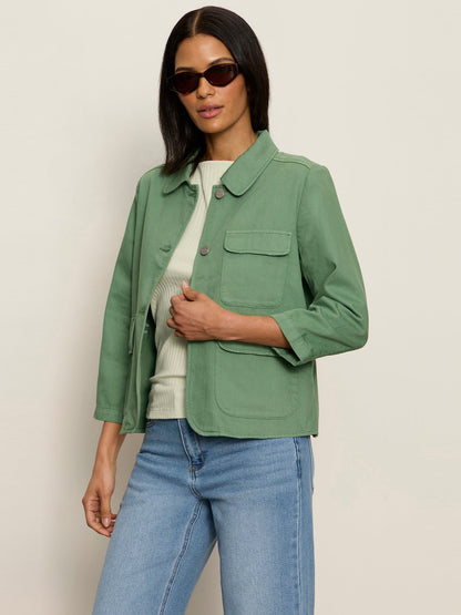 CROP CHORE JACKET GREEN JUICE | Sanctuary Clothing