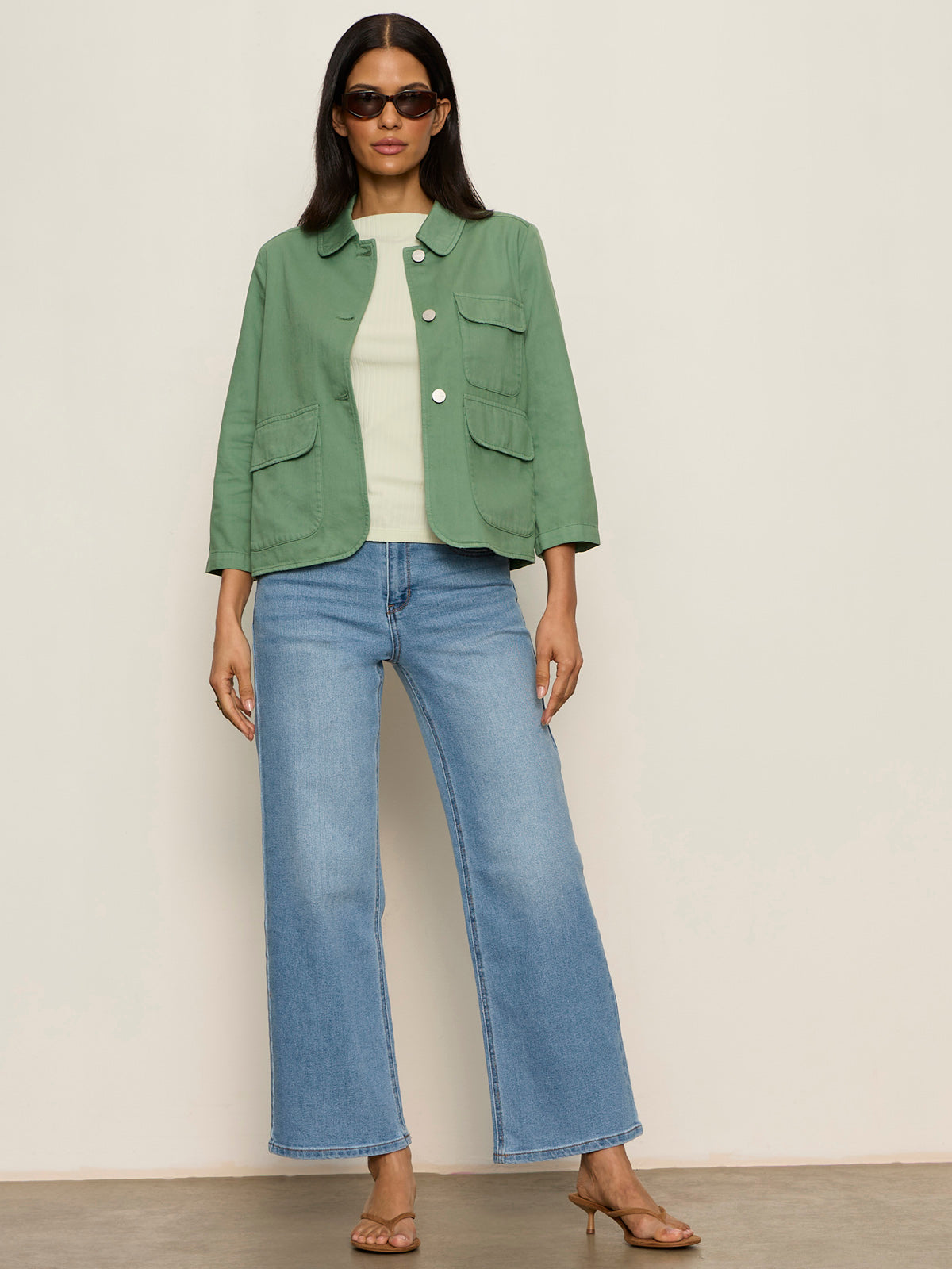 CROP CHORE JACKET GREEN JUICE | Sanctuary Clothing