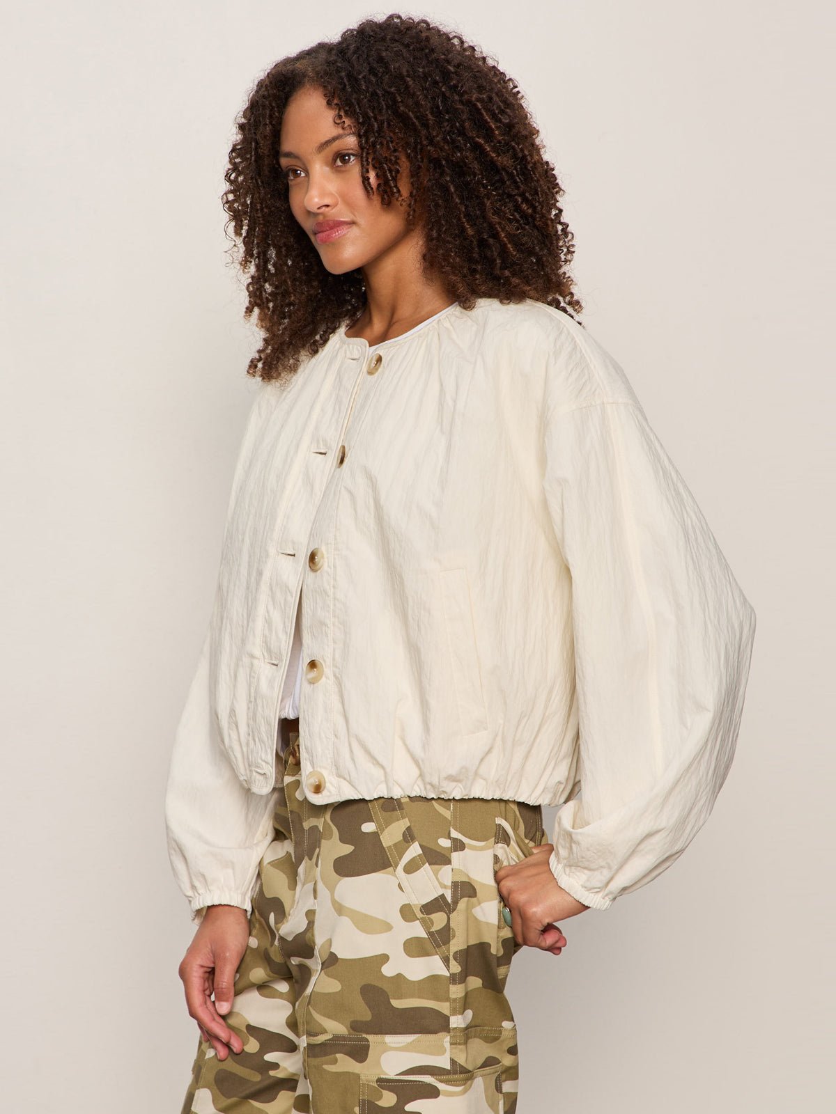 DANDELION TROPHY JACKET COLLAGEN | Sanctuary Clothing