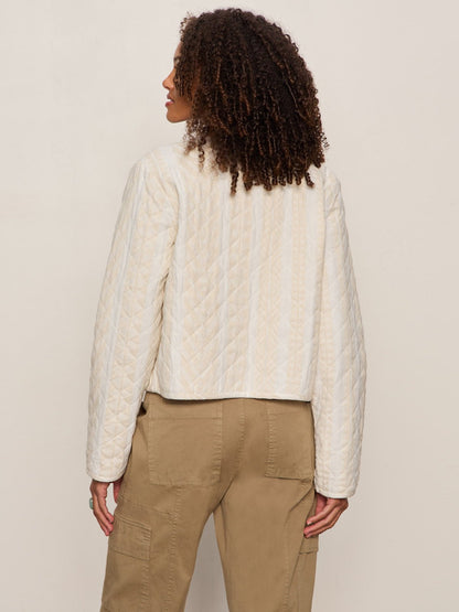 CRAFTED COCO JACKET COLLAGEN STRIPE | Sanctuary Clothing