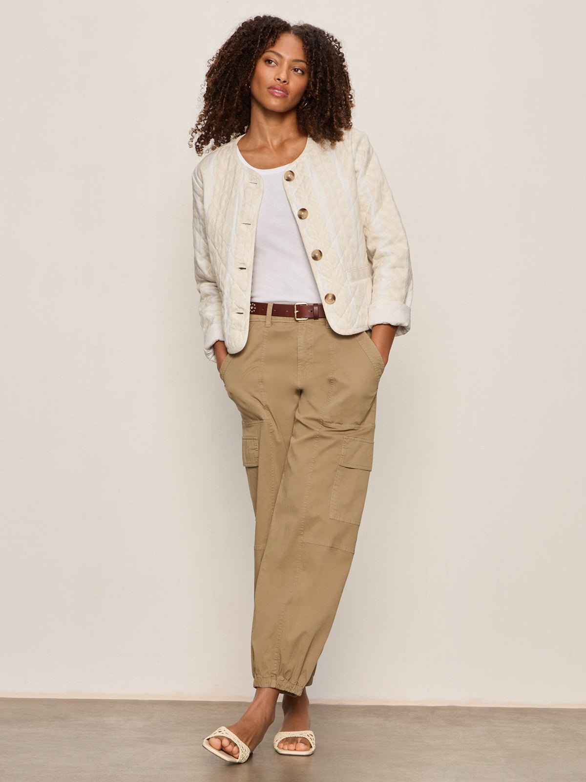 CRAFTED COCO JACKET COLLAGEN STRIPE | Sanctuary Clothing
