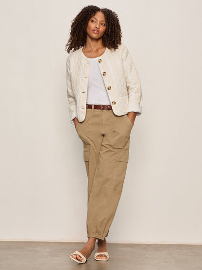 CRAFTED COCO JACKET COLLAGEN STRIPE | Sanctuary Clothing