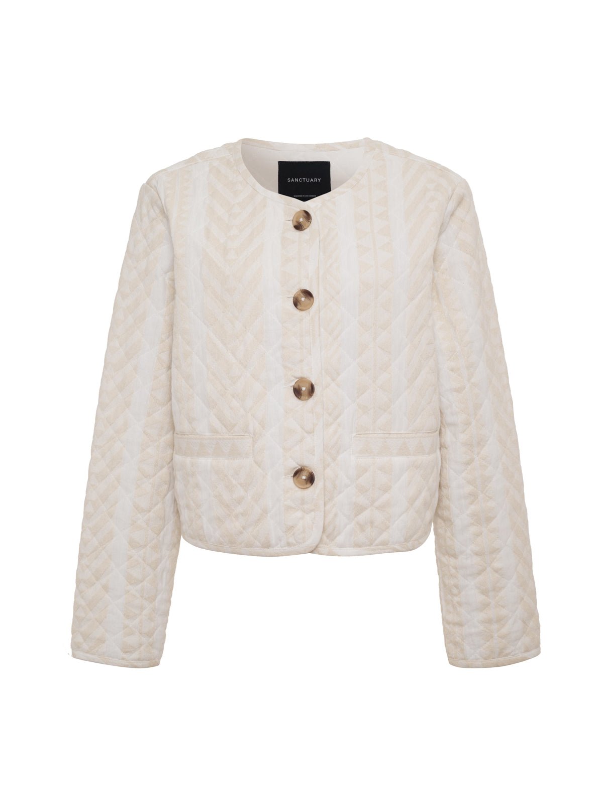 CRAFTED COCO JACKET COLLAGEN STRIPE | Sanctuary Clothing